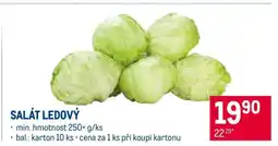 Makro Salát ledový nabídka