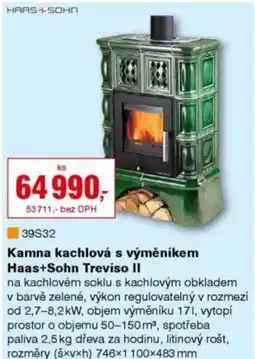 DEK Kamna kachlová s výměníkem Haas+Sohn Treviso II nabídka