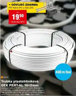DEK Trubka plastohliníková DEK PERT-AL 16×2mm nabídka