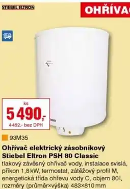DEK Ohřívač elektrický zásobníkový Stiebel Eltron PSH 80 Classic nabídka