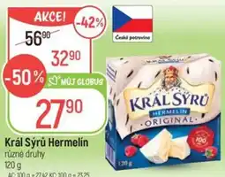 Globus Král Sýrů Hermelín nabídka