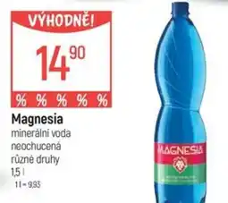 Globus Magnesia minerální voda neochucená nabídka
