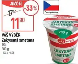 Globus VÁŠ VÝBĚR Zakysaná smetana nabídka