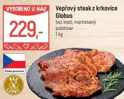 Globus Vepřový steak z krkovice Globus nabídka