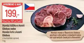 Globus Hovězí kližka s kostí Globus nebo Hovězí krk s kostí Globus nabídka