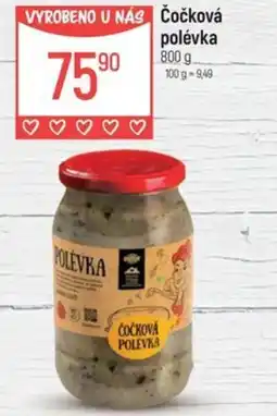 Globus Čočková polévka nabídka