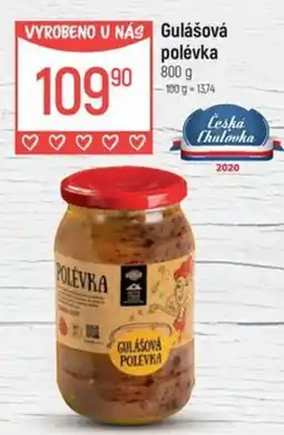 Globus Gulášová polévka nabídka