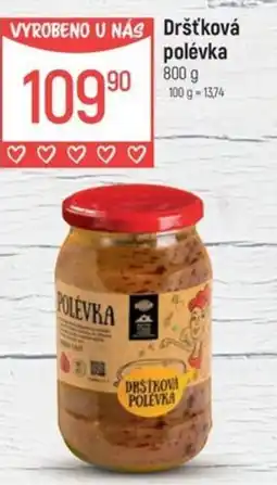 Globus Dršťková polévka nabídka