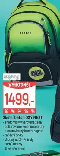 Globus Školní batoh OXY NEXT nabídka