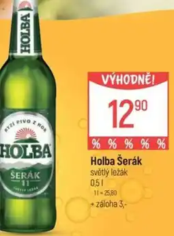 Globus Holba Šerák světlý ležák nabídka