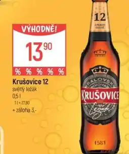 Globus Krušovice 12 světlý ležák nabídka