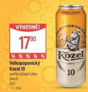 Globus Velkopopovický Kozel 10 nabídka