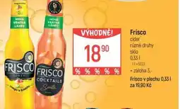 Globus FRISCO Cider nabídka