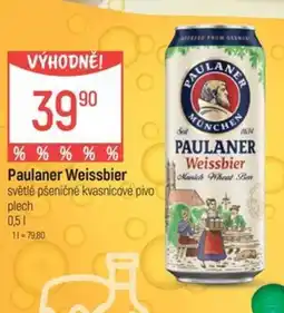 Globus Paulaner Weissbier nabídka