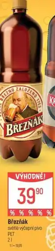 Globus Březňák světlé výčepní pivo nabídka