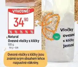 Globus Natural Ovesné vločky s klíčky nabídka