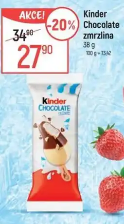 Globus Kinder Chocolate zmrzlina nabídka