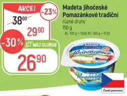 Globus MADETA Jihočeské Pomazánkové tradiční nabídka