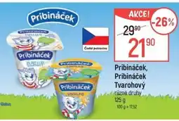Globus Pribináček, Pribináček Tvarohový nabídka