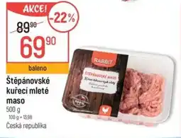 Globus Štěpánovské kuřecí mleté maso nabídka