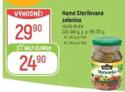 Globus Hamé Sterilovaná zelenina nabídka