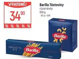 Globus Barilla Těstoviny nabídka