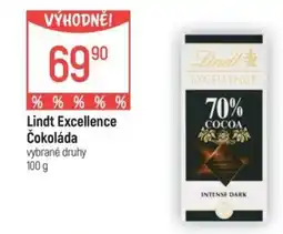 Globus Lindt Excellence Čokoláda nabídka