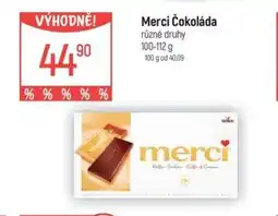 Globus Merci Čokoláda nabídka