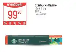 Globus STARBUCKS Kapsle nabídka