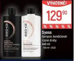 Globus Syoss šampon, kondicionér nabídka