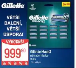Globus Gillette Mach3 nabídka