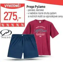 Globus PREGO Pyžamo nabídka