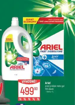 Globus ARIEL prací prášek nebo gel nabídka