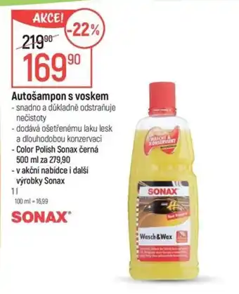 Globus SONAX Autošampon s voskem nabídka