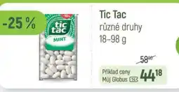 Globus Tic Tac nabídka
