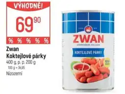 Globus ZWAN Koktejlové párky nabídka