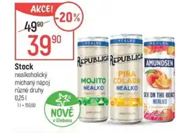 Globus Stock nealkoholický míchaný nápoj nabídka