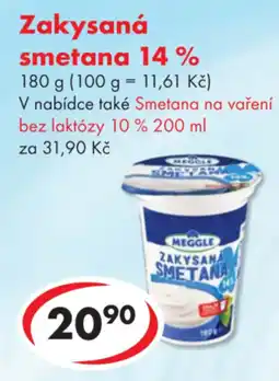 CBA Zakysaná smetana 14 % nabídka