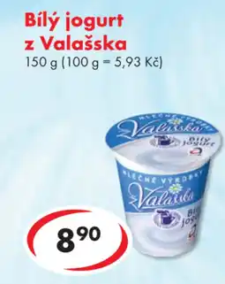 CBA Bílý jogurt z Valašska nabídka