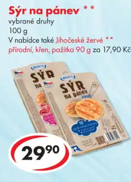 CBA Sýr na pánev nabídka