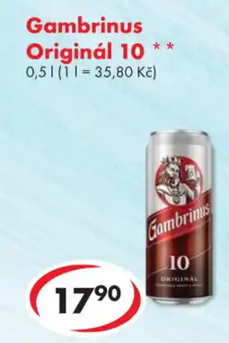 CBA Gambrinus Originál 10 nabídka