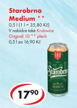 CBA Starobrno Medium nabídka