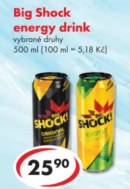 CBA Big Shock energy drink nabídka