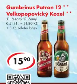 CBA Gambrinus Patron 12 Velkopopovický Kozel nabídka