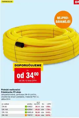 DEK Potrubí meliorační Fränkische FF-drän nabídka