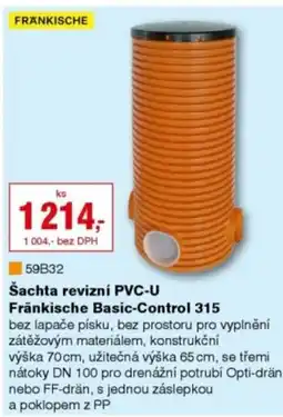 DEK Šachta revizní PVC-U Fränkische Basic-Control 315 nabídka