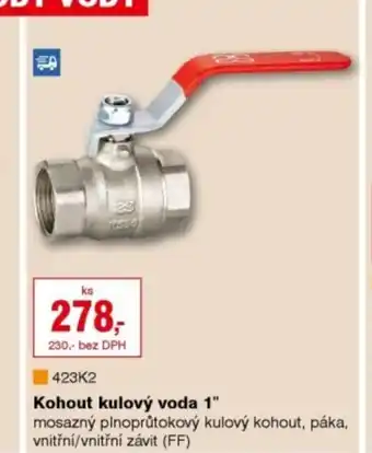 DEK Kohout kulový voda 1" nabídka