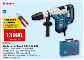 DEK Kladivo vrtací Bosch GBH 5-40 DCE nabídka