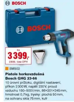 DEK Pistole horkovzdušná Bosch GHG 23-66 nabídka