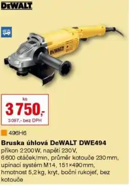 DEK Bruska úhlová DeWALT DWE494 nabídka